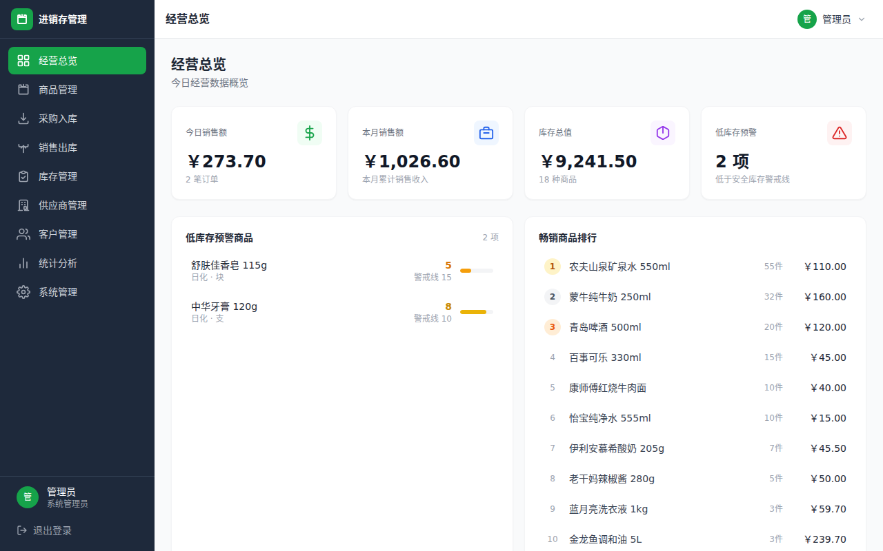 进销存管理系统